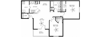 Mission oaks 2D Floor plan render
