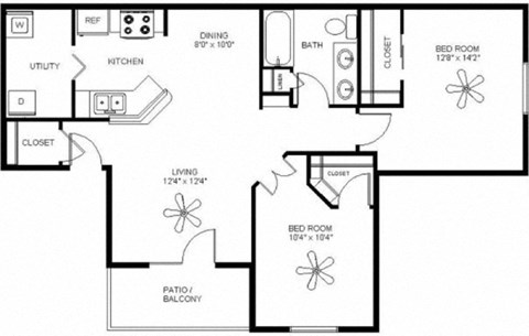 Mission oaks 2D Floor plan render