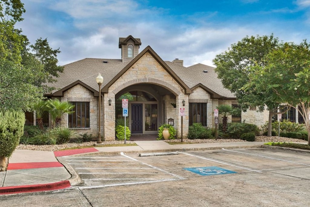 Outside photo of the club house