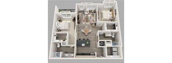 COLBERT-1 Floor Plan at The Ashley, Charleston, South Carolina