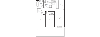 The Pearl at Highland Village Apartments in Jackson Mississippi photo of The York floorplan