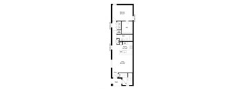 floor plan of 55 north luxury apartments to rent in the north end of boston