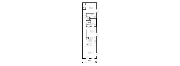 the floor plan of the apartment