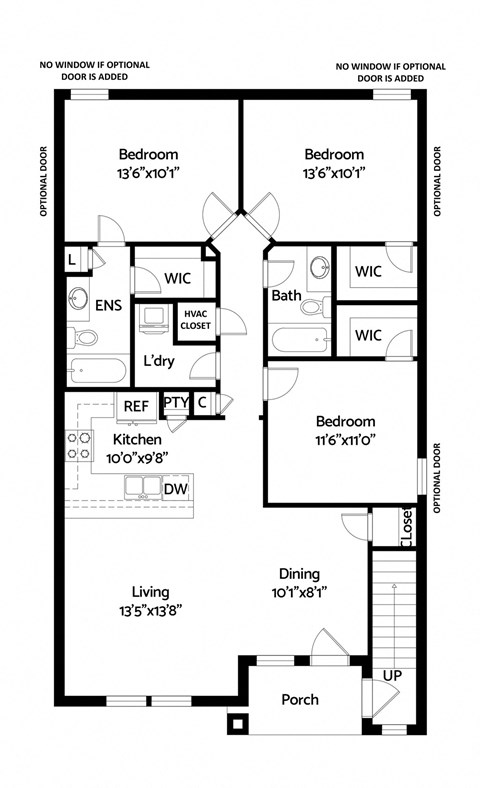 a floor plan for a small house