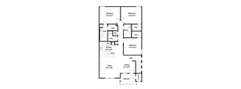 a floor plan of a house