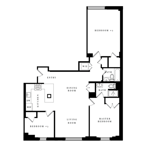 the floor plan