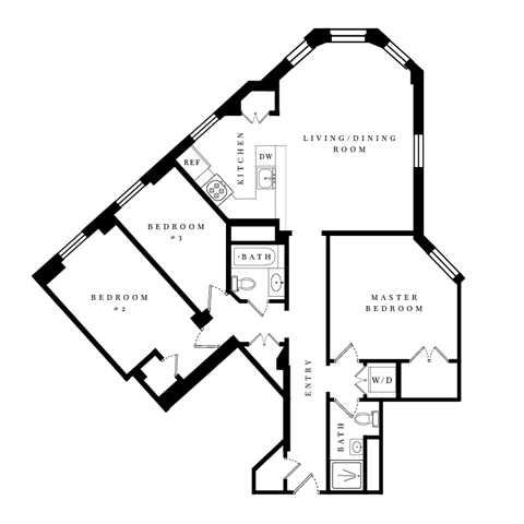 a floor plan of a hypothetical floor plan for a house