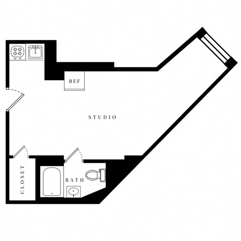 a floor plan of a house with a attic floor and a staircase
