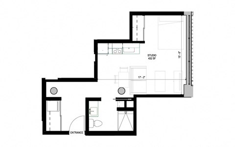 floor plan of the upper floor of the house