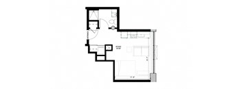 floor plan of the upper level of the house