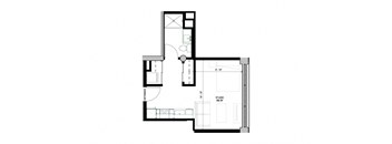 floor plan of the upper floor of the house