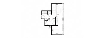 floor plan of the upper level of the house