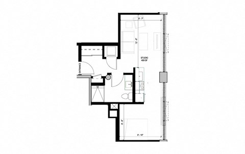 floor plan of the upper level of the house