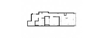 floor plan of the upper level of the house