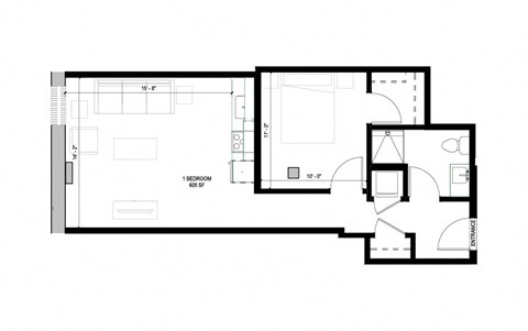 a black and white floor plan of a house