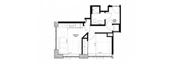 floor plan of the upper level of the house