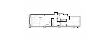 floor plan of the upper floor of the house