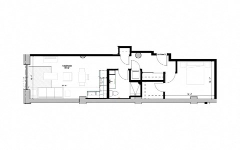 floor plan of the upper floor of the house