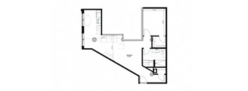floor plan of the upper floor of the house