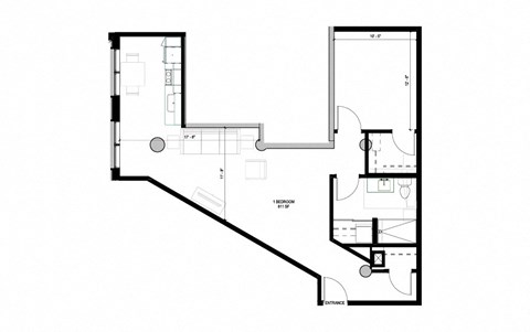 floor plan of the upper floor of the house