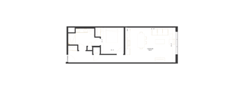 a black and white floor plan of a house