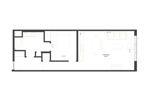 a black and white floor plan of a house