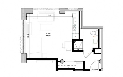floor plan of the second floor of the house
