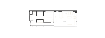 floor plan of the ground floor of the house