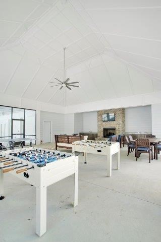Omnia at Richmond Hill Townhomes in Georgia photo of covered game room