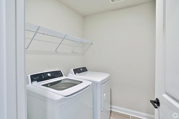 cedar ridge townhomes charlotte nc interior full size laundry washer dryer closet - Photo Gallery 9