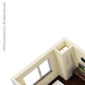 1 Bed - 1 Bath |610 sq ft S2 floorplan