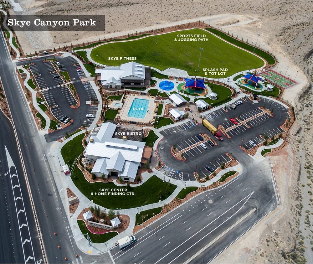 a rendering of the revamped silver canyon park