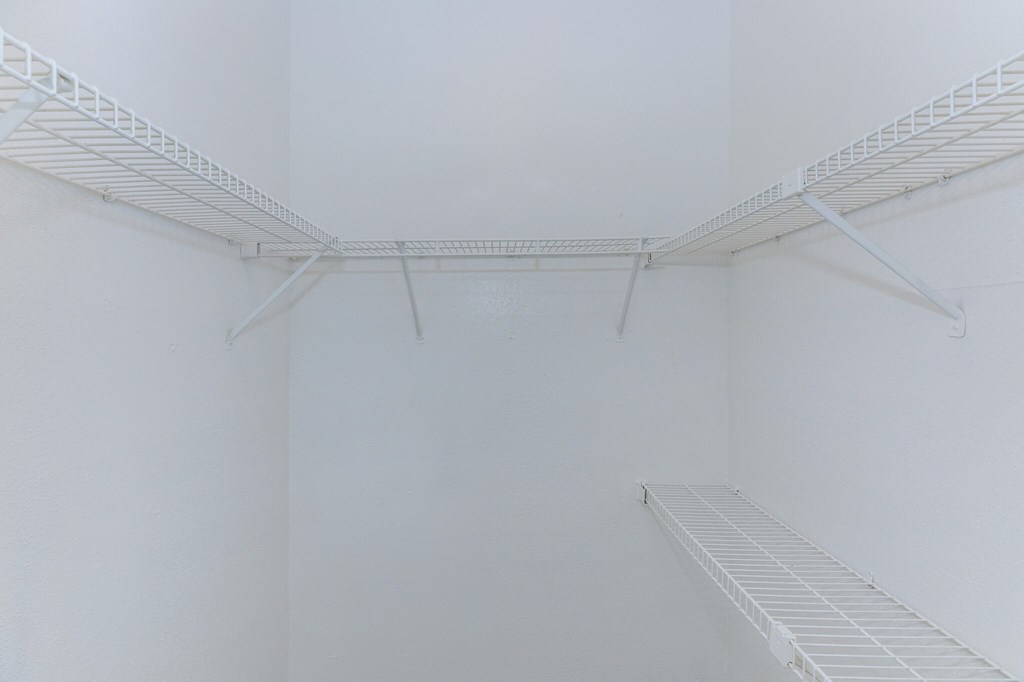 Large walk-in closet at Sono Tempe, a pet-friendly community in Tempe near downtown Tempe, AZ.