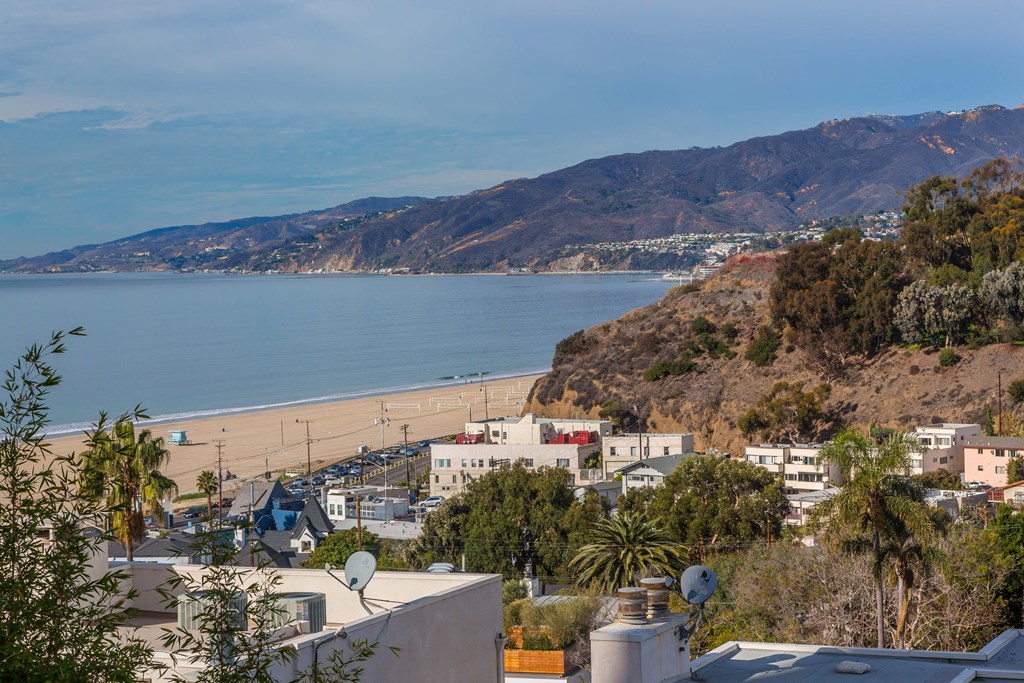 our view of the beach from our balcony
