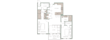 a floor plan of a house