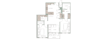 a floor plan of a house