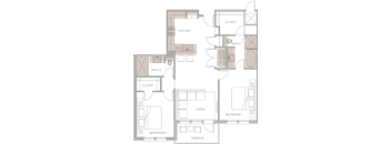 a floor plan of a house