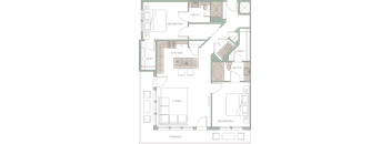 a floor plan of a house