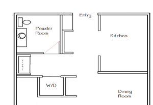 2 Bed - 2 Bath, 1714 sq ft, townhome w/ loft floor plan