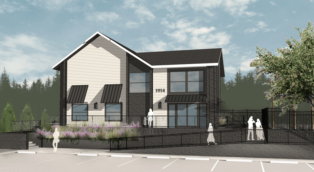 Trails of North Hills apartments in Raleigh NC photo of new clubhouse