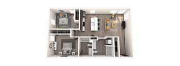 Two Bedroom Two Bath B