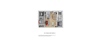 Floor Plan Zinc 1 3br 2bth