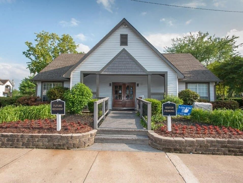 leasing office at Post House Jackson apartments TN