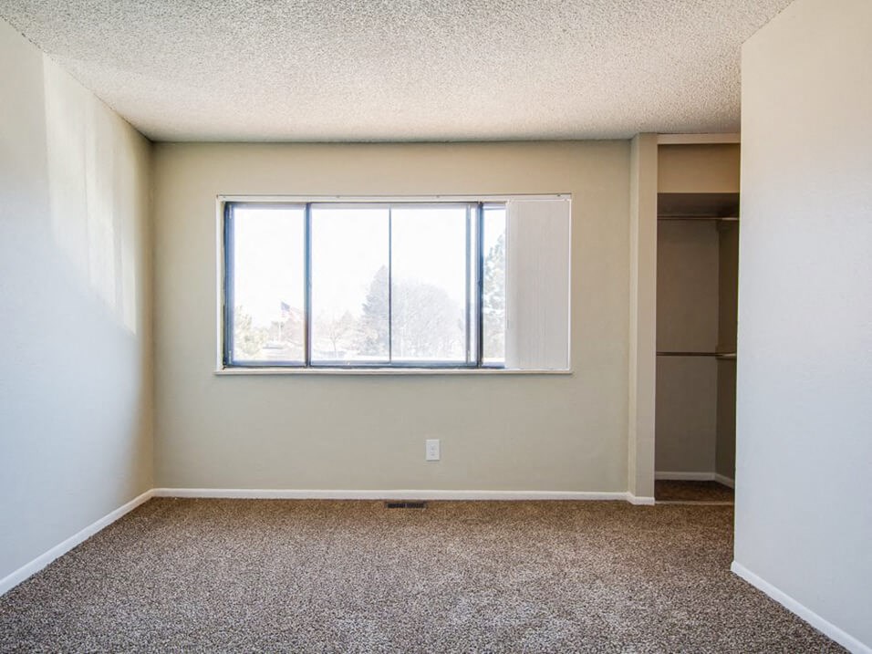 apartment bedroom at Meadow Lark