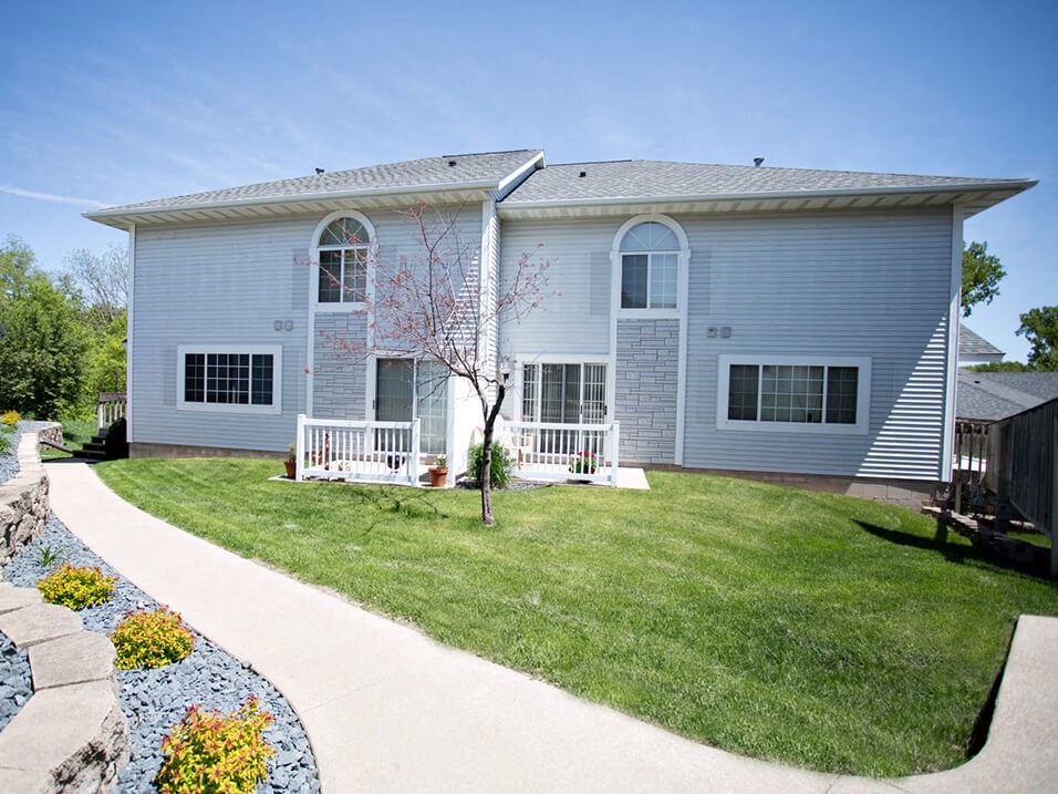 French Creek Townhomes with patios