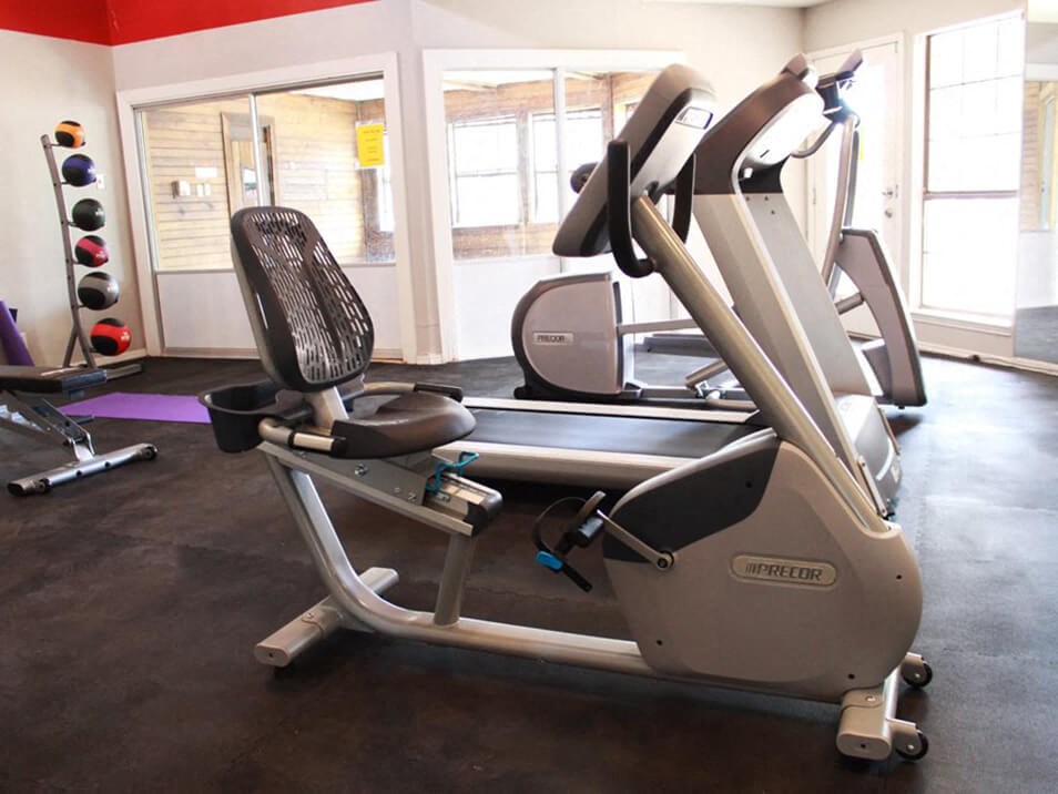 24 hour fitness center at Amarillo TX apartments