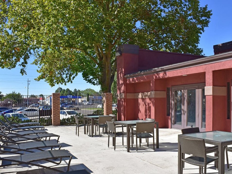 Community Sundeck in Albuquerque