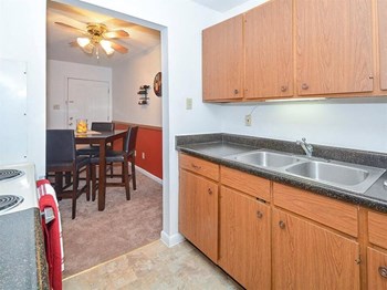 Apartment Kitchen with Appliances - Photo Gallery 3