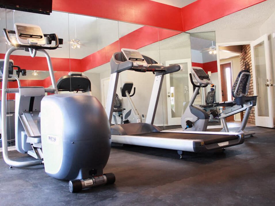 cardio equipment at Country Club Villas apartments