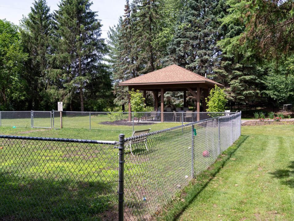 Dog park at Grand Rapids apartments
